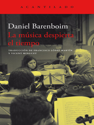 cover image of La música despierta el tiempo
